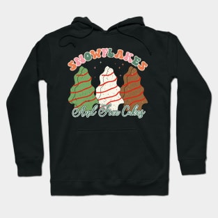 Snowflakes And Tree Cakes Hoodie